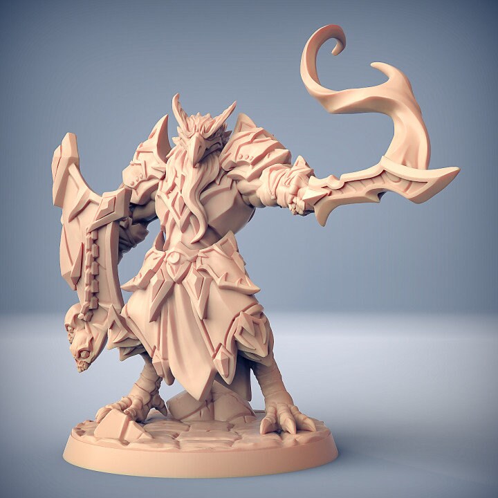 Malor the Eye Guardian - Eye-Cult Gryphkin - Unpainted Miniature