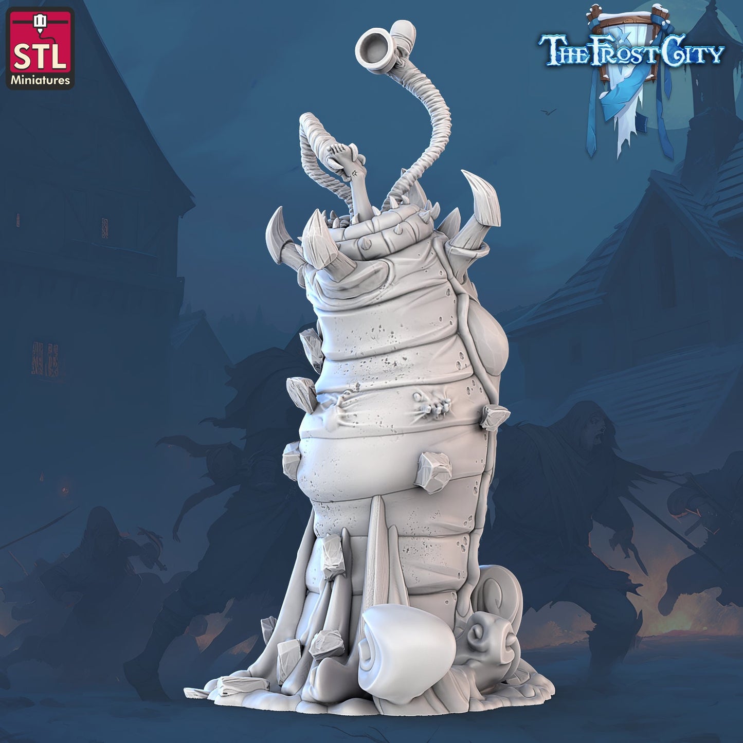Giant Worms - The Frost City Set - Unpainted Miniature