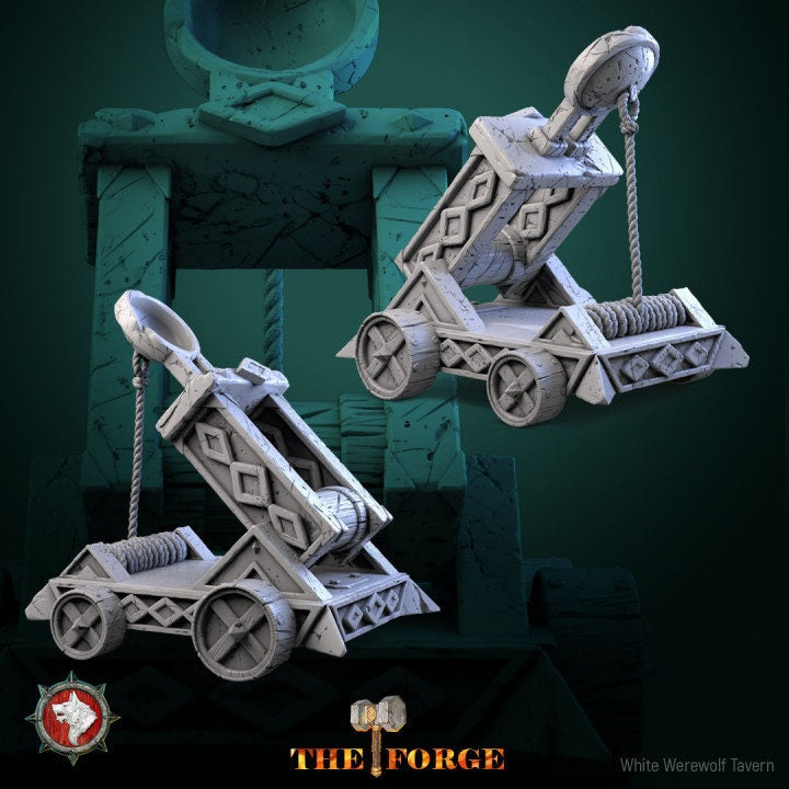 Dwarf Catapult - Unpainted Miniature