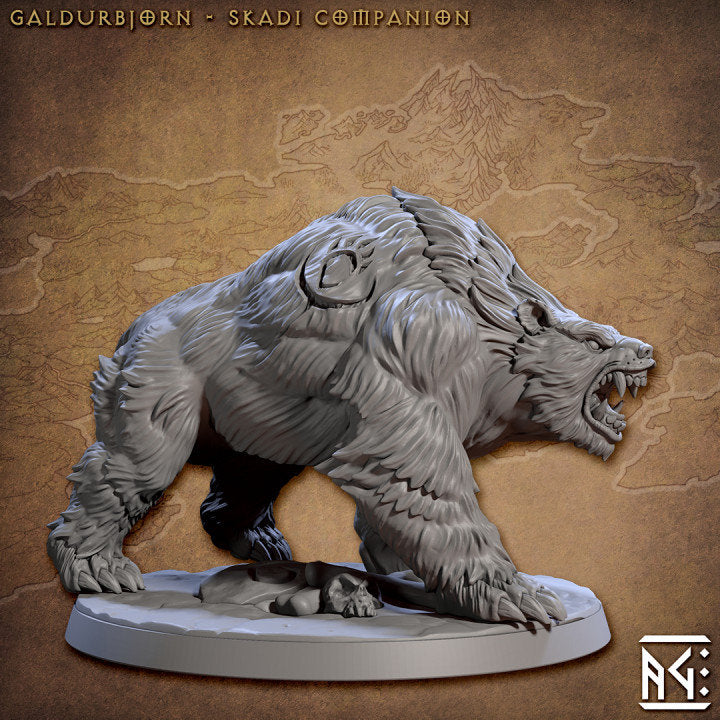 Gauldurbjorn – Skadi Companion - Unpainted Miniature