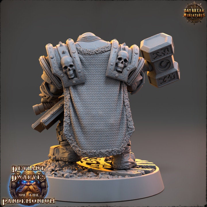 Joriz Dammerung - Deviant Dwarves of the Pandemonium - Unpainted Miniature