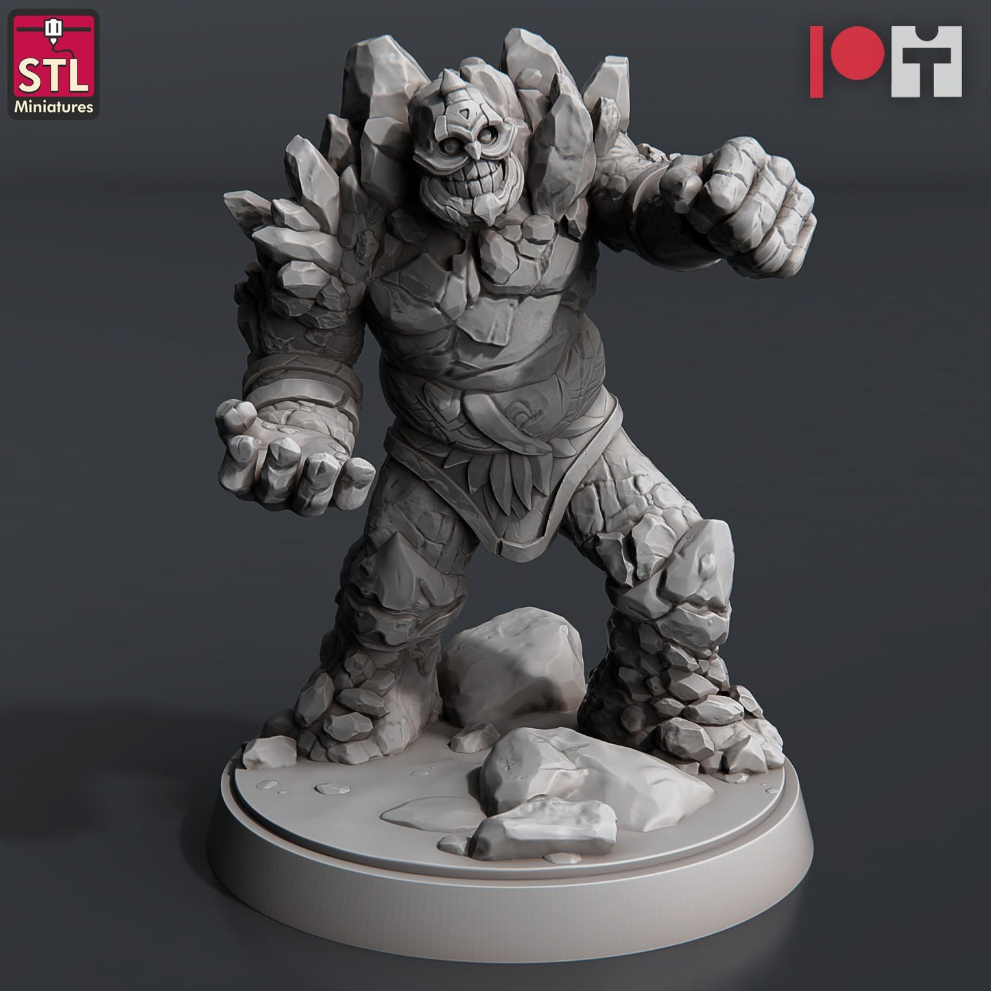 Coal Golem - Unpainted Miniature