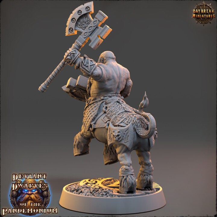 Konner Lordslayer - Deviant Dwarves of the Pandemonium - Unpainted Miniature