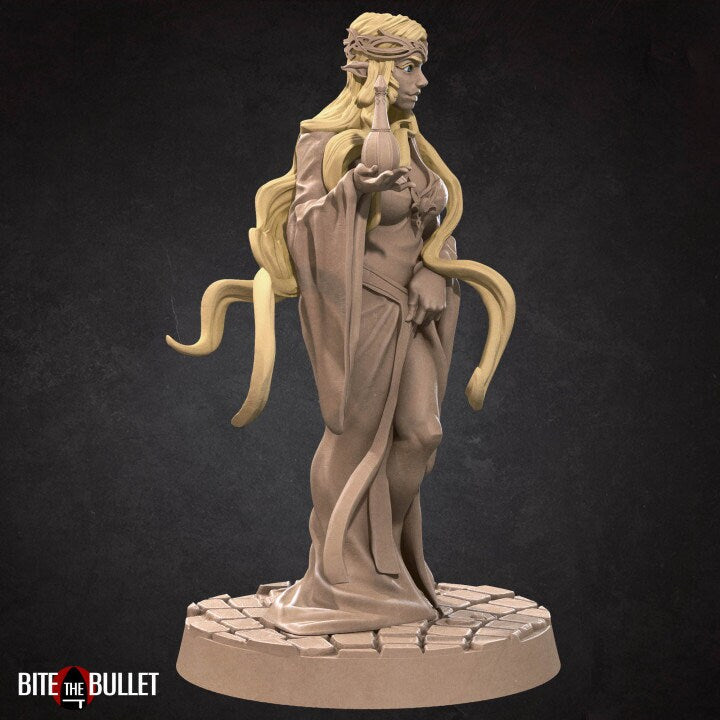 Gabriela, Lady of Light - Pinup - Unpainted Miniature