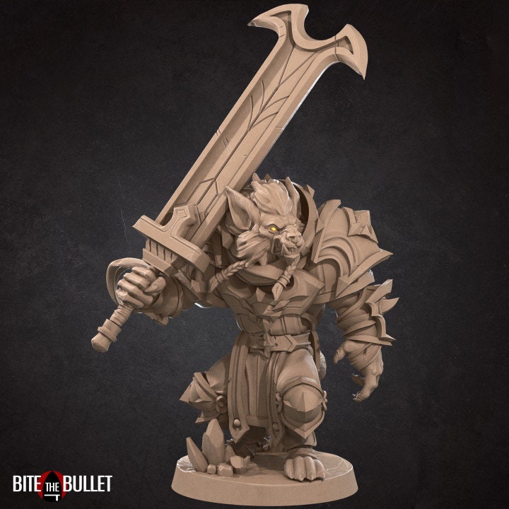White Fang, the Werewolf Warrior - Unpainted Miniature