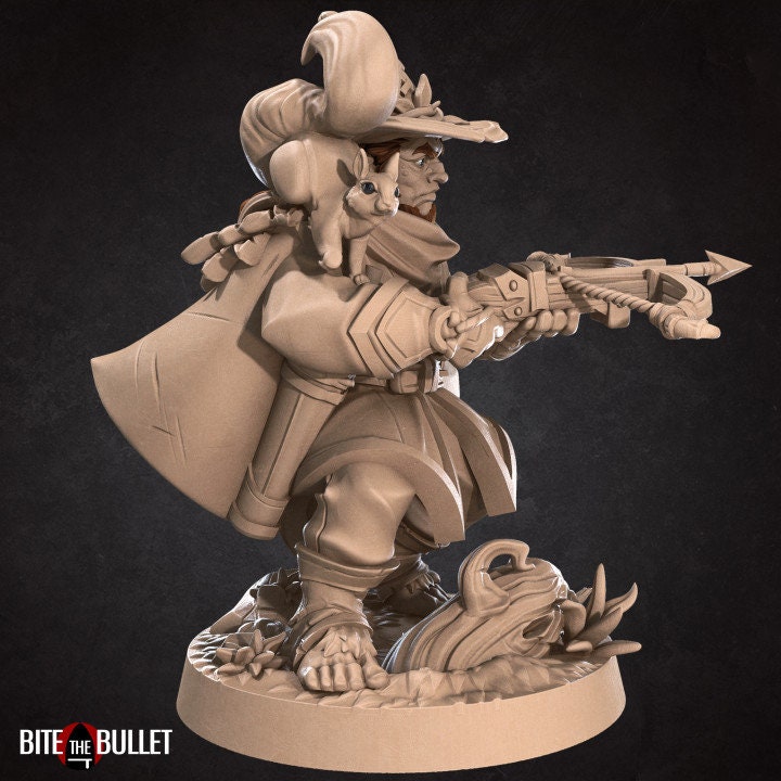 Halfling Ranger - Unpainted Miniature