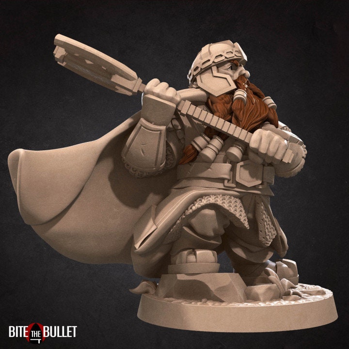 Dwarf Explorer - Unpainted Miniature