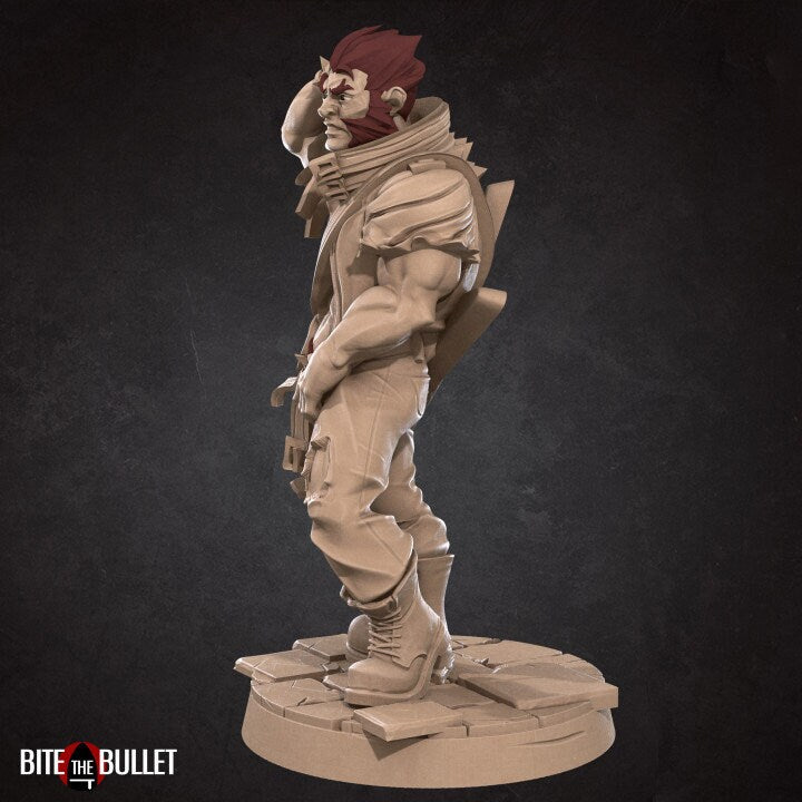 Jack, the Werewolf Bard - 4 Poses - Unpainted Miniature