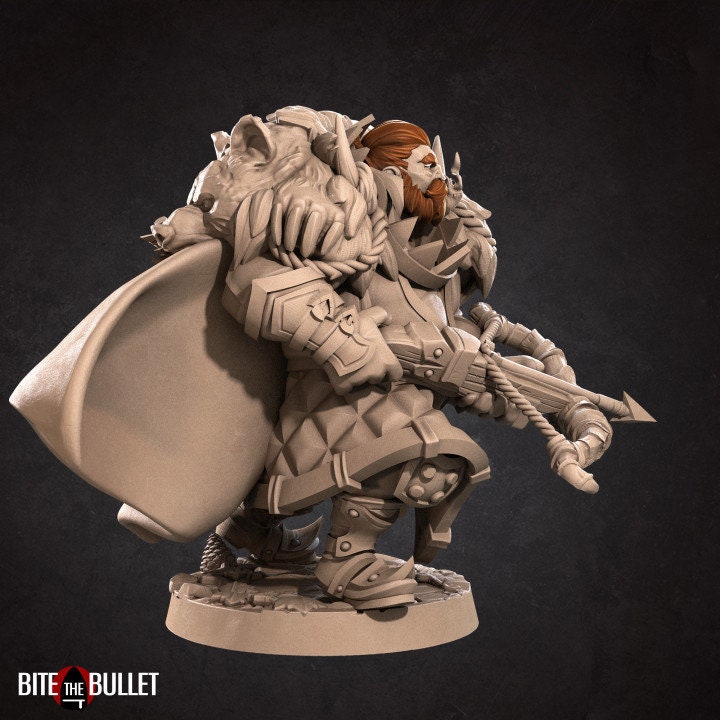 Alexander Supertrap, Human Hunter - Unpainted Miniature