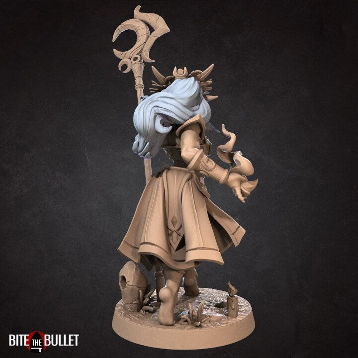 Tiana, Elf Sorceress - Unpainted Miniature