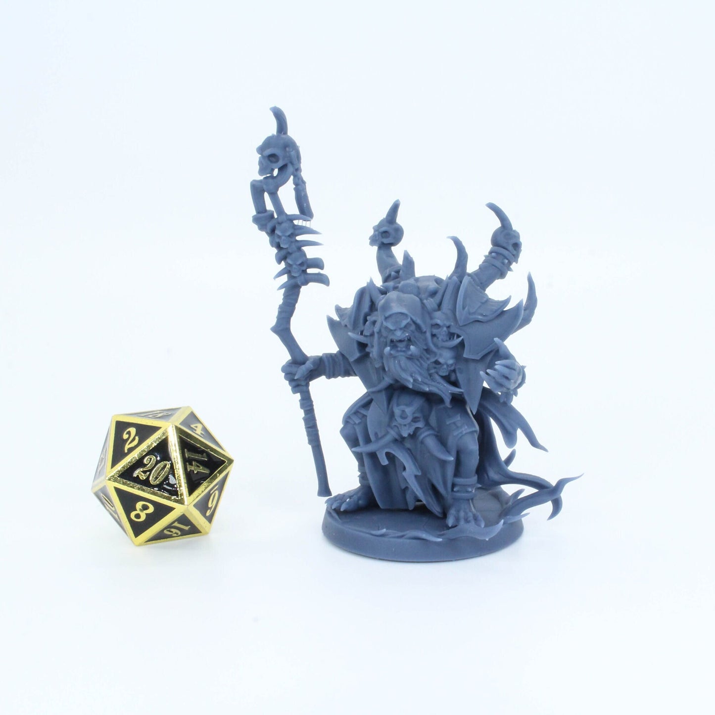 Orc Warlock - Unpainted Miniature