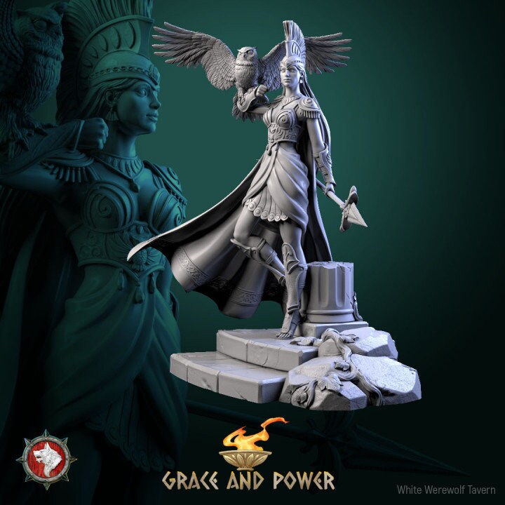 Athena - Grace and Power Set - Unpainted Miniature