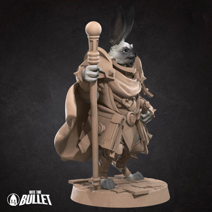Rabbitfolk Cleric - Unpainted Miniature