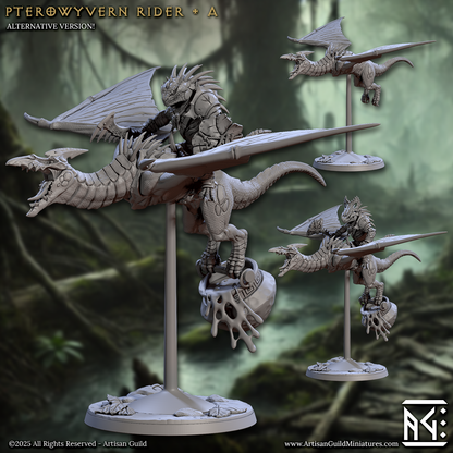 Pterowyvern Riders - Lizardmen of Falgor's Swamp