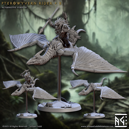 Pterowyvern Riders - Lizardmen of Falgor's Swamp