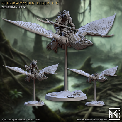 Pterowyvern Riders - Lizardmen of Falgor's Swamp