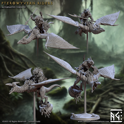 Pterowyvern Riders - Lizardmen of Falgor's Swamp