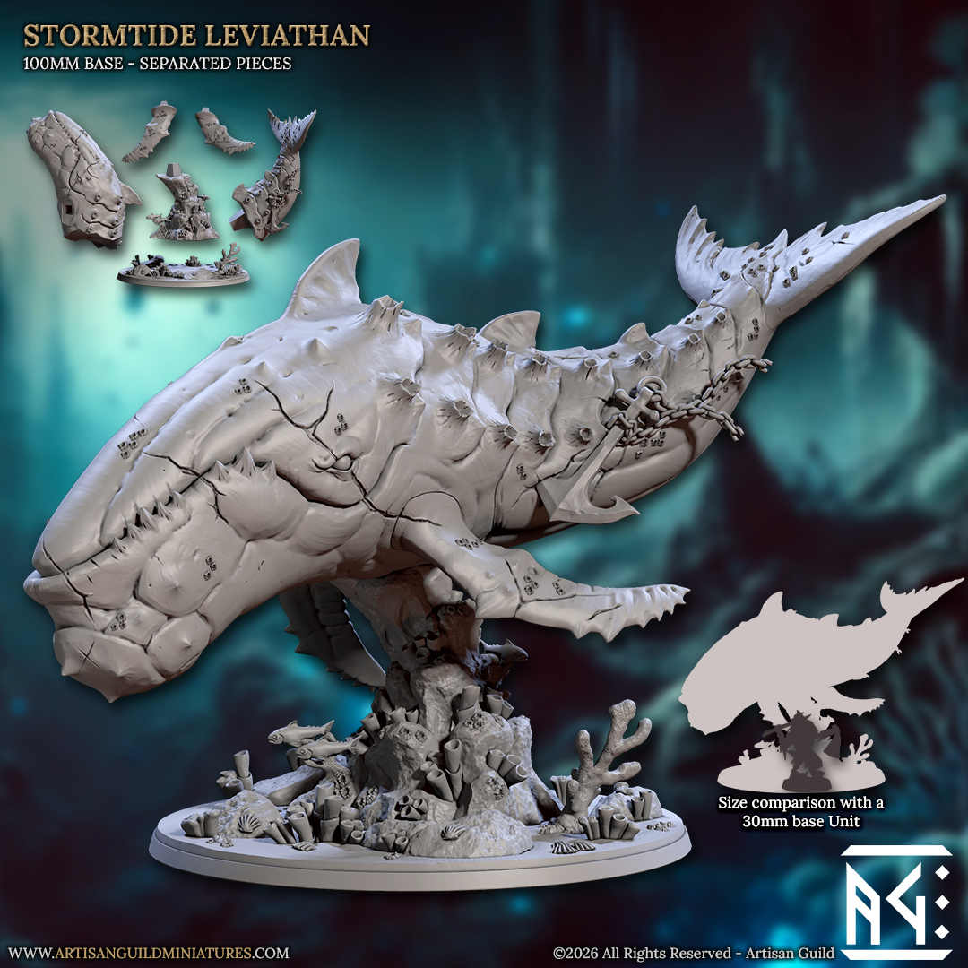 Stormtide Leviathan | Lunatics of the Death Tide | Unpainted Miniature