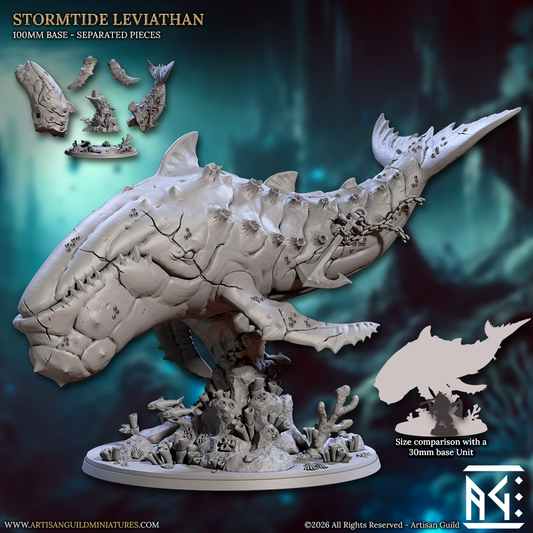 Stormtide Leviathan | Lunatics of the Death Tide | Unpainted Miniature