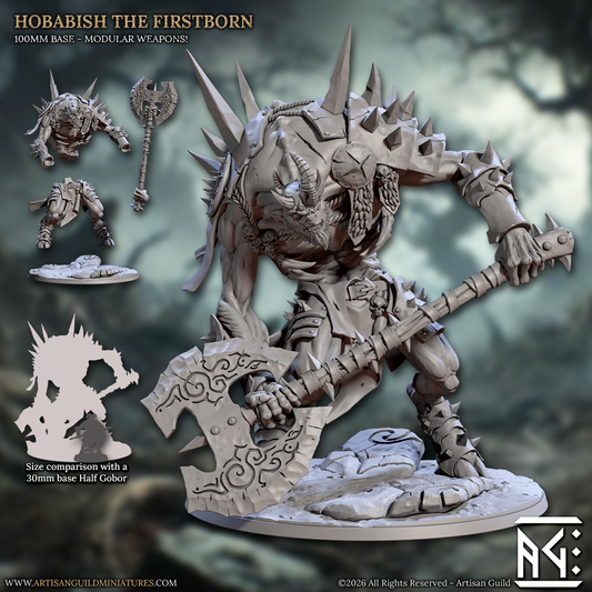 Hobabish the Firstborn - Rise of the Beastmen Set - Unpainted Miniature