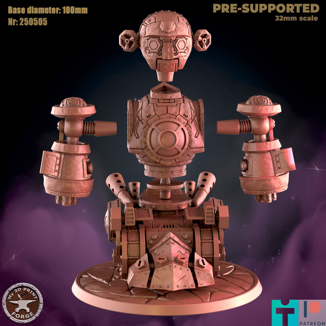 Robot Tank - 32mm Scale - Unpainted Miniature