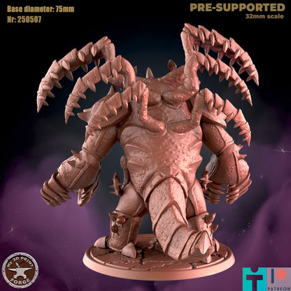 Giant Crab Monster - 32mm Scale - Unpainted Miniature