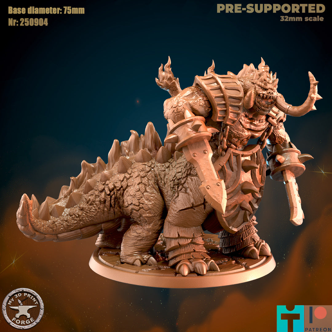 Pit Fiend Brute - 32mm Scale - Unpainted Miniature