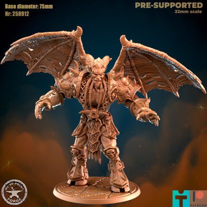 Legion Demon Lord - 32mm Scale - Unpainted Miniature