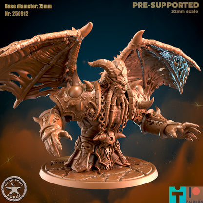 Legion Demon Lord - 32mm Scale - Unpainted Miniature