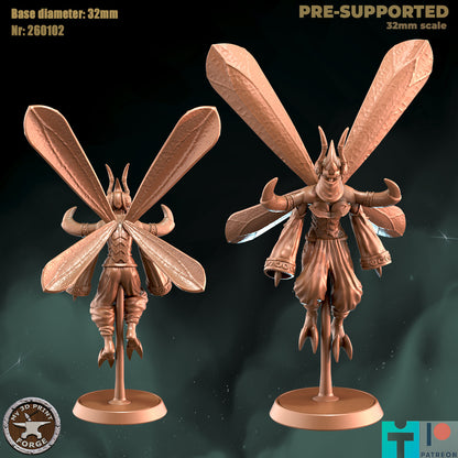 Insect Battle Guard - 32mm Scale - Unpainted Miniature