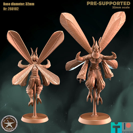 Insect Battle Guard - 32mm Scale - Unpainted Miniature