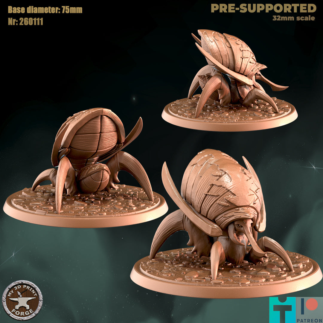 Giant Beetle - 32mm Scale - Unpainted Miniature