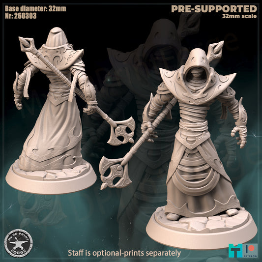 Ethereal Prince, Robes - 32mm Scale - Unpainted Miniature