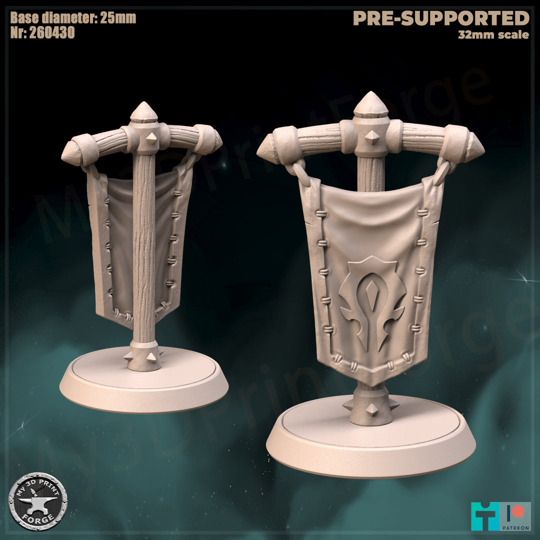 War Banner - Unpainted Miniature