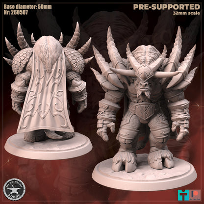 Warmaster Minotaur - 32mm Scale - Unpainted Miniature
