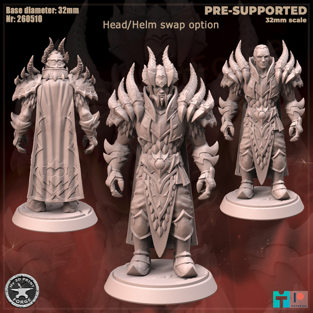Black Dragon Avatar - 32mm Scale - Unpainted Miniature