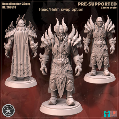 Black Dragon Avatar - 32mm Scale - Unpainted Miniature