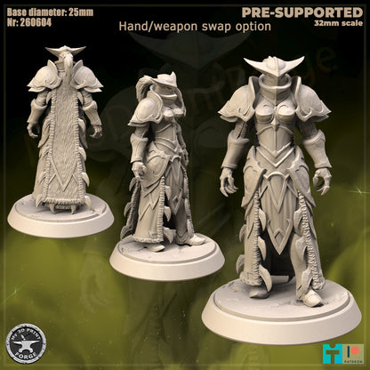 Elven Warden - 32mm Scale - Unpainted Miniature