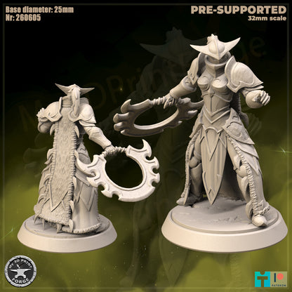 Elven Warden - 32mm Scale - Unpainted Miniature