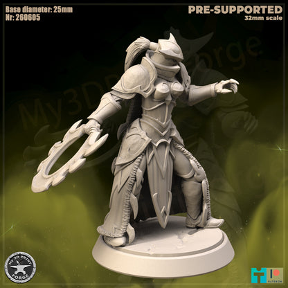 Elven Warden - 32mm Scale - Unpainted Miniature