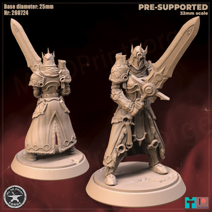 Female Warrior, Human Tribe - 3 Poses - 32mm Scale - Unpainted Miniature