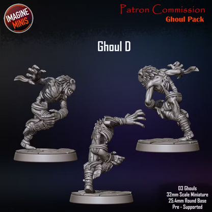 Ghouls, Set 2 - Unpainted Miniature