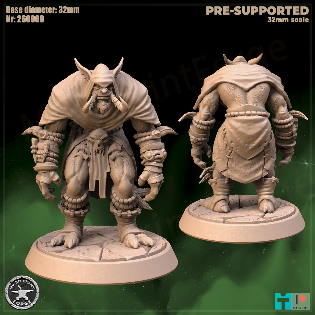 Loa Speaker, 2 Poses - 32mm Scale - Unpainted Miniature