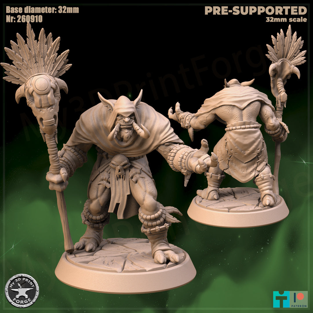 Loa Speaker, 2 Poses - 32mm Scale - Unpainted Miniature