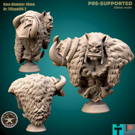 Half Orc Hunter - Unpainted Miniature