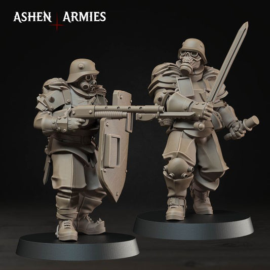 Troopers Set 2, Hellbound Apostasy - Bullet Crusade - Unpainted Miniature