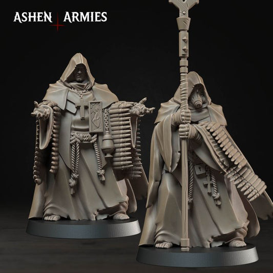 Mendelist Ammo Monk, Bleeding Procession - Bullet Crusade - Unpainted Miniature