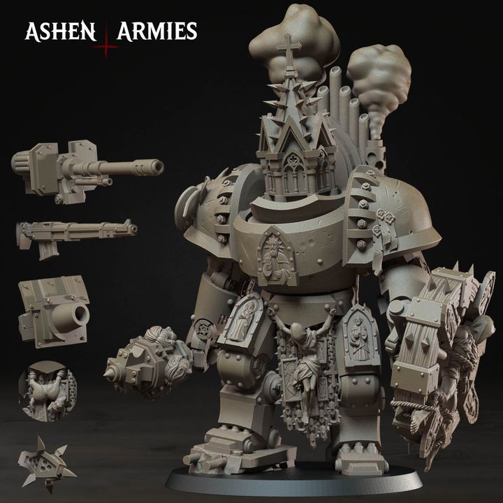 Anthorcite Shrine, Bleeding Procession - Bullet Crusade - Unpainted Miniature