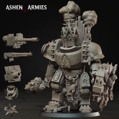 Anthorcite Shrine, Bleeding Procession - Bullet Crusade - Unpainted Miniature