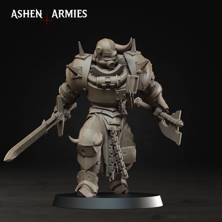 Anointed Melee, Hellbound Apostasy - Bullet Crusade - Unpainted Miniature